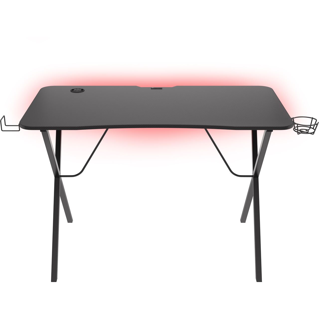 Genesis Gaming Tisch HOLM 200 RGB schwarz (113cm x 75cm)