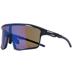 Red Bull Spect, Unisex, Sportbrille, Radbrille Rumble I°BOOST (Dunkelblau, Blue Mirror), Mehrfarbig, Blau