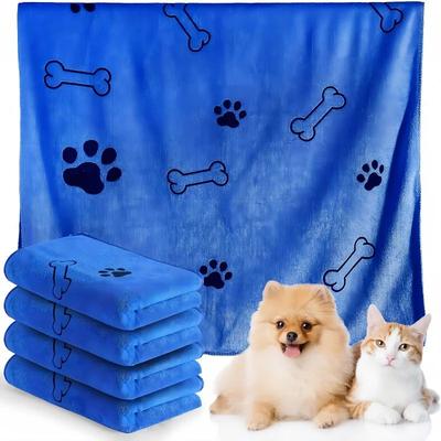 Uplift Treasures Quick Dry Microfiber Pet Bath Towel blue (27.56 * 39.37 In)