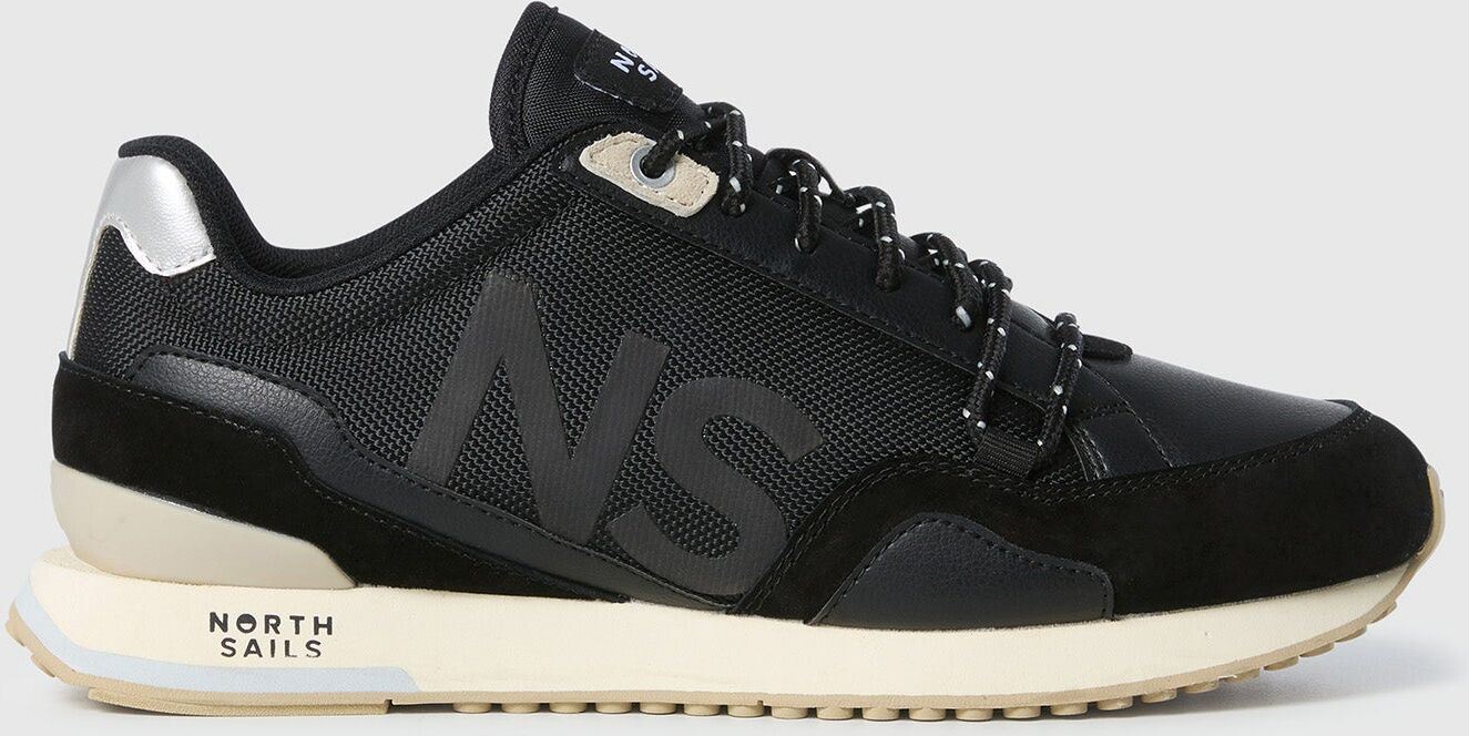 North Sails Sneaker with NS initials Black 40