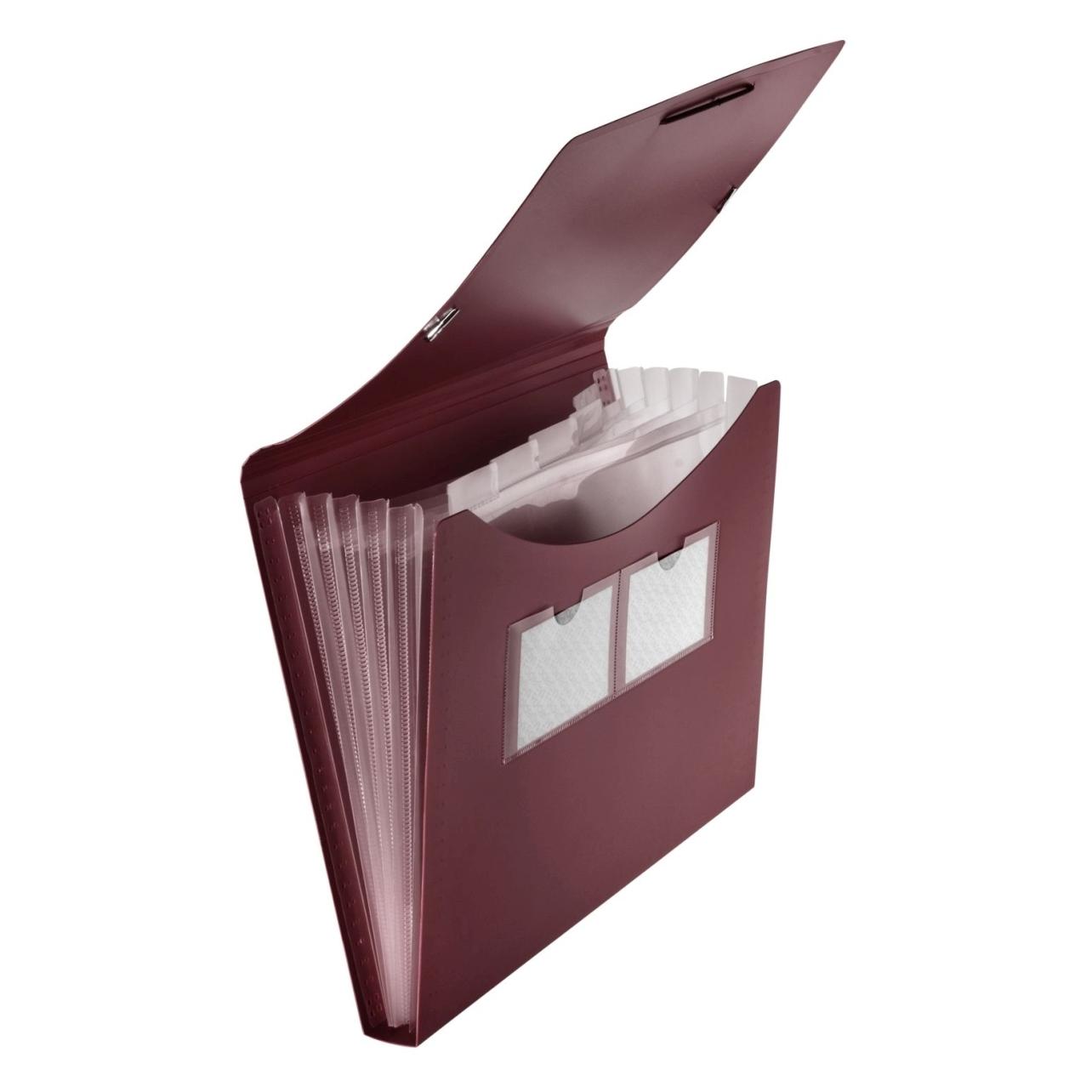 Foldersys Fächermappe 5 Fächer rot (A4) (70004-88)