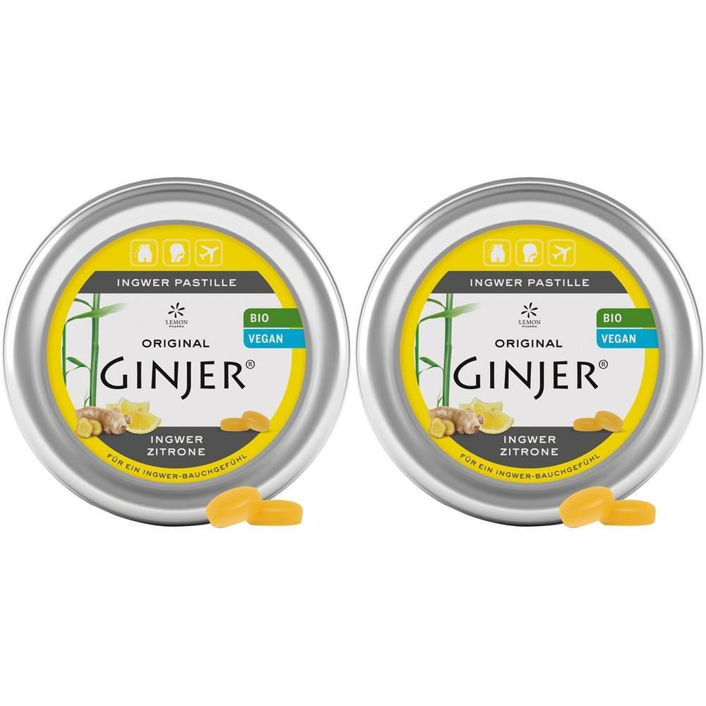 Ingwer Ginjer Pastille ZIT Bio 2x 2x40 g Pastillen