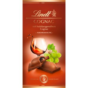 Lindt Tafelschokolade Cognac Vollmilch, 100g