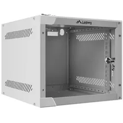 Lanberg WF10-2304-10S (4 HE, 10 Zoll Rack), Serverschrank, Grau