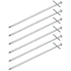 ProPlus 364695S Felsbodenhering 23cm Metall mit geschweißtem Querstift 6 Stück