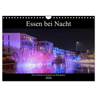 Essen bei Nacht (Wandkalender 2026 DIN A4 quer), CALVENDO Monatskalender