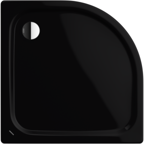 Kaldewei Zirkon Duschwanne 456900010701 90x90x3,5cm, schwarz