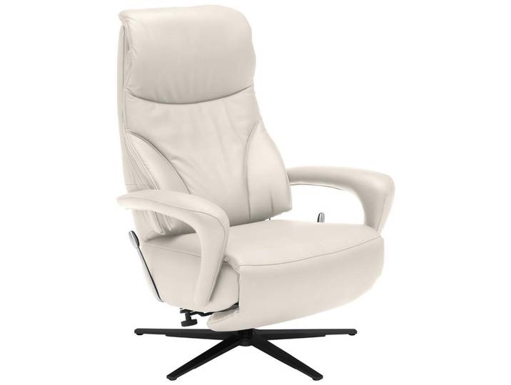 Dieter Knoll Relaxsessel, Creme, Metall, Echtleder, 75x106x88 cm, Goldenes M, Fussart wählbar, Lederauswahl, Stoffauswahl, Relaxfunktion, Herz-Waage-Funktion, Wohnzimmer, Sessel, Relaxsessel