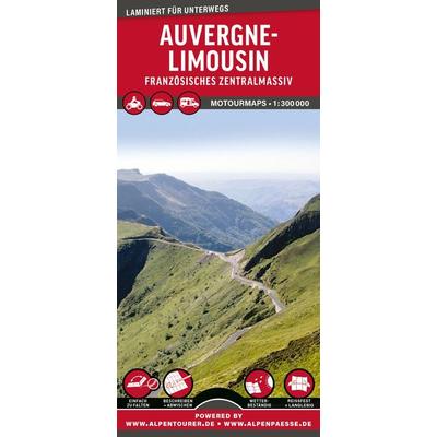 MoTourMaps Auvergne-Limousin Auto- und Motorradkarte 1:300.000, Sonstige von , MoTourMedia, 978-3-939997-77-1