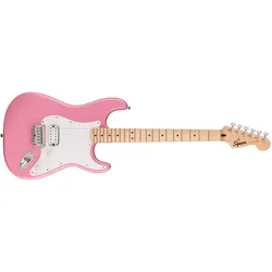 Fender Sonic Stratocaster HT H MN Flash Pink elektrische gitaar met vaste brug (E-Gitarre, Ahorn-, Maple, Pappel-), Gitarre, Rosa