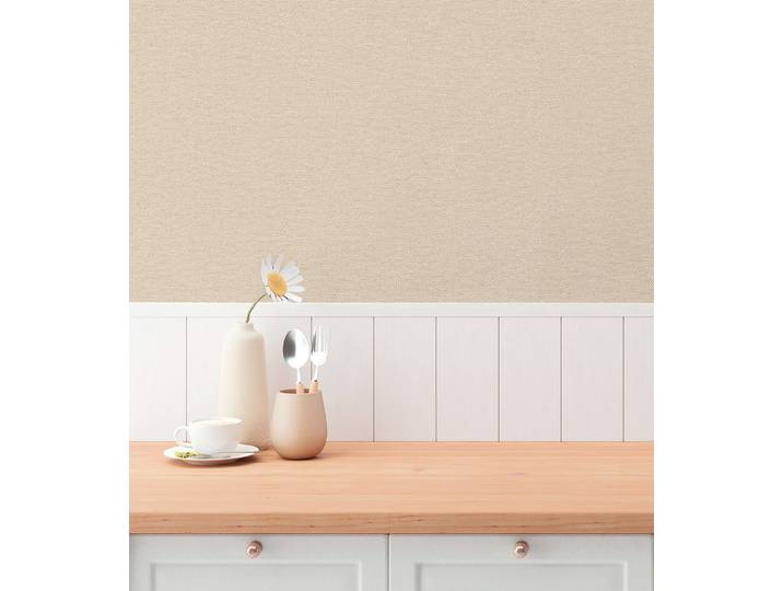 Papier peint Soft Weave 53 x 1005 x 0cm Crème