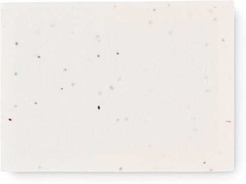Bloc-notes personnalisé en papier à planter VISON SEED blanc