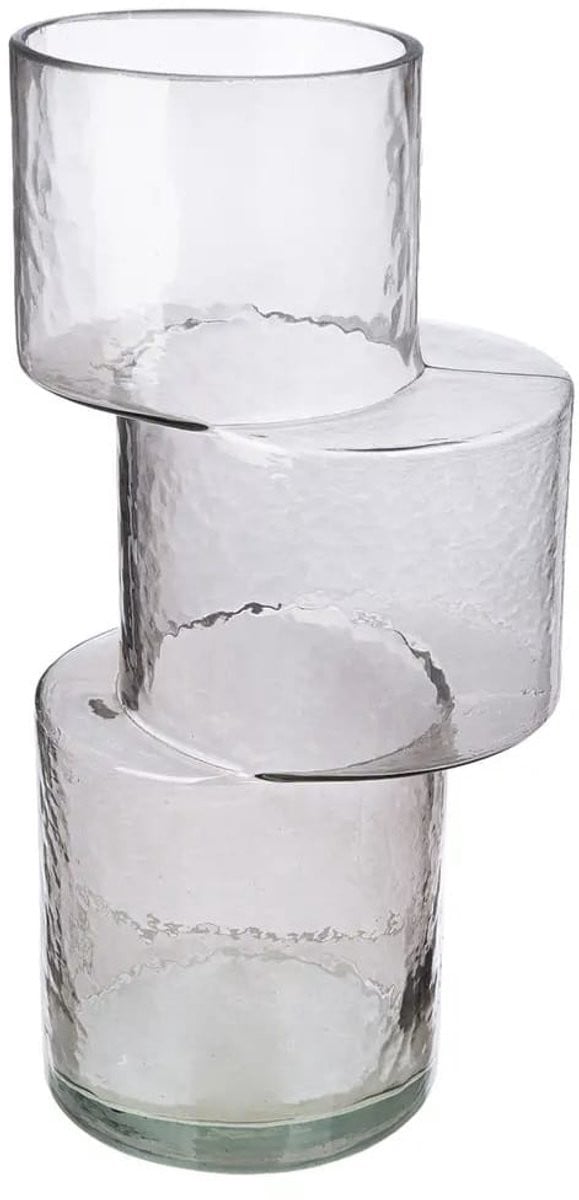 Casablanca vaas door Gilde - Transparant - Hoogte: 28,5 cm