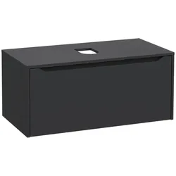 VitrA New Integra Square Waschtischunterschrank (Aufsatzwaschtisch) mit 1 Vollauszug 100 Matt,80284 80284