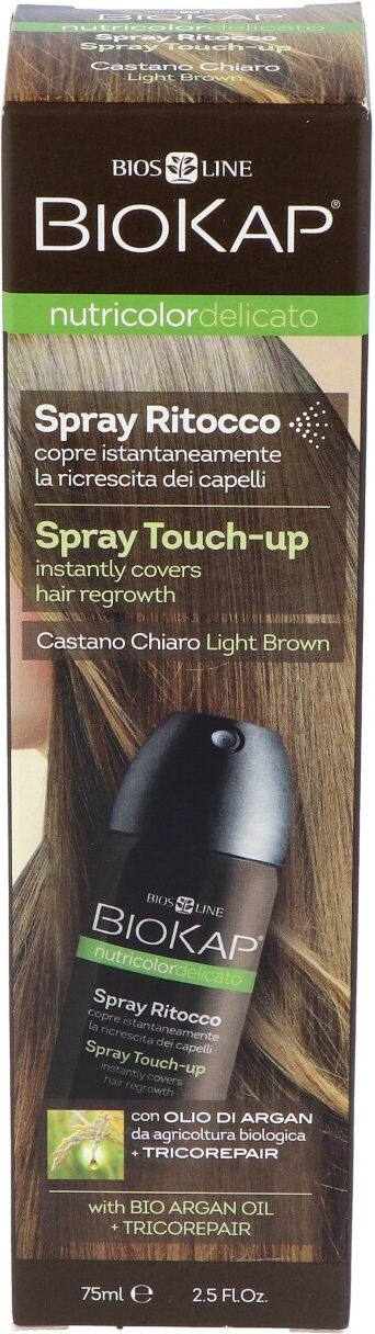 Biokap spray touch-up castaÃ±o claro 75 ml