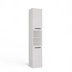 Badezimmer-Hochschrank Sara S30 WEISS