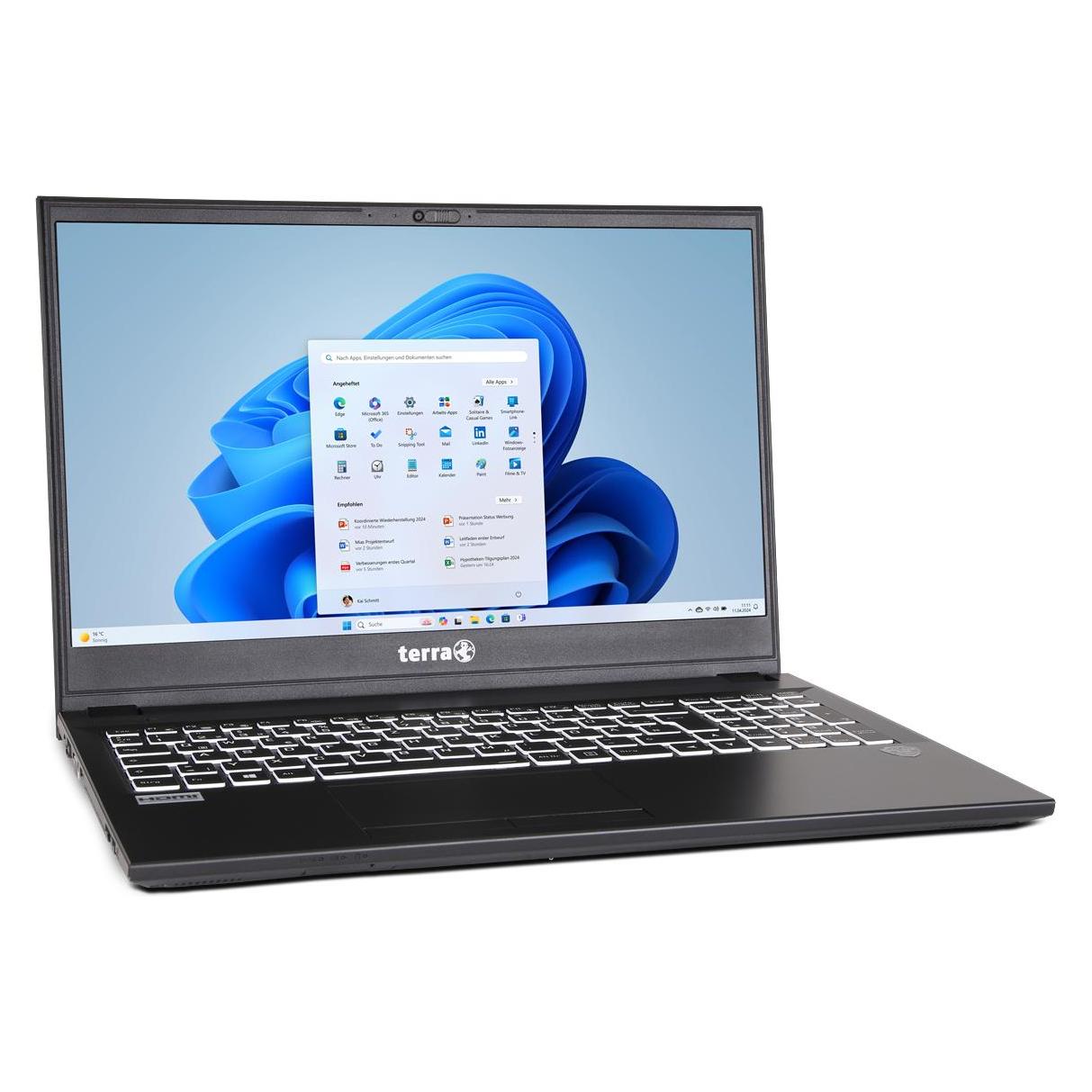 Terra MOBILE 1516R (15.60", 500 GB, 16 GB, DE) (1220885)