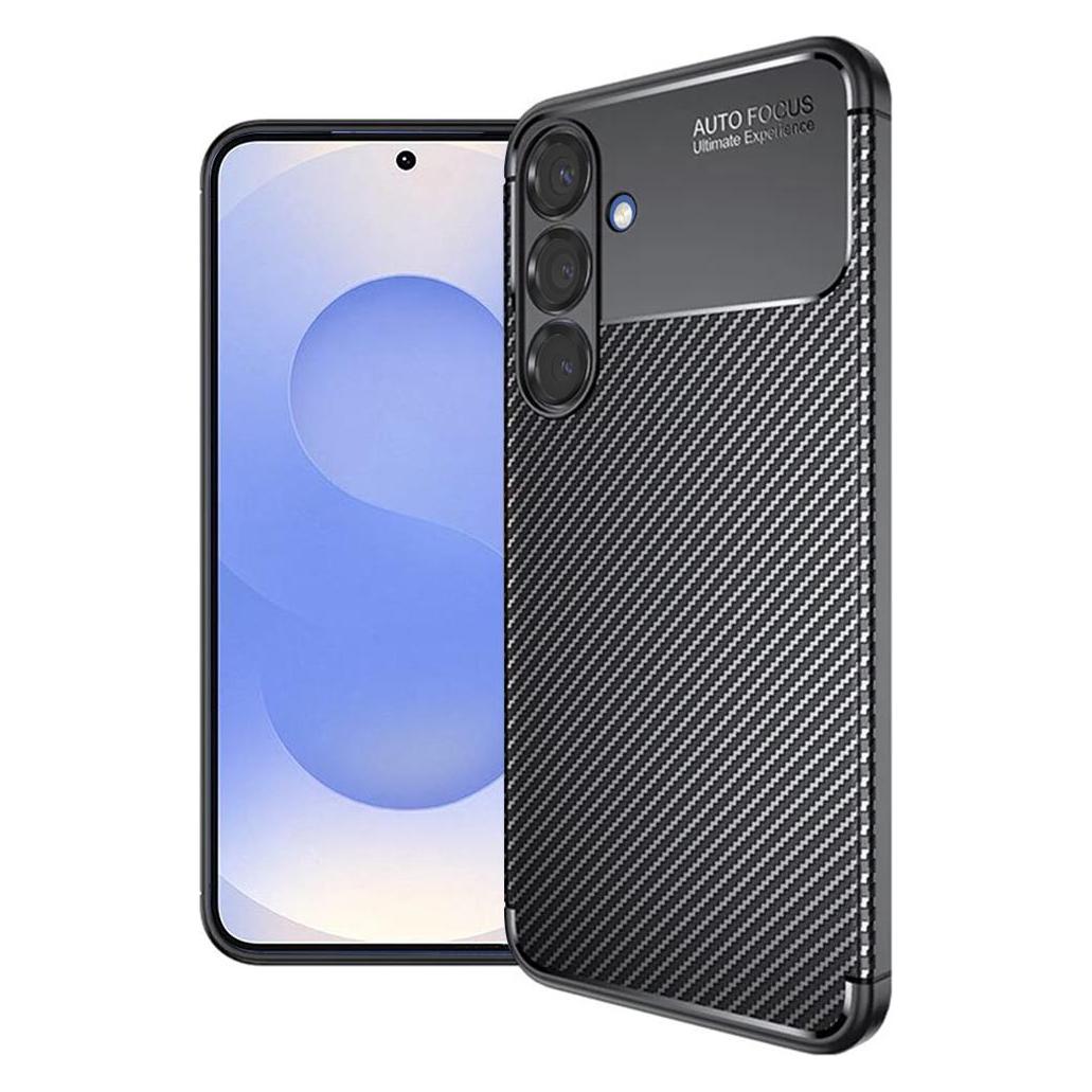 Techsuit - CarbonFiber - Samsung Galaxy S25 - Black (Samsung Galaxy S25) (56361352)
