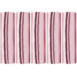 5 Glitzer Luftschlangen roségold