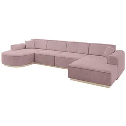 WOHNLANDSCHAFT ARRIO-U2 303x171x83 cm Rosa