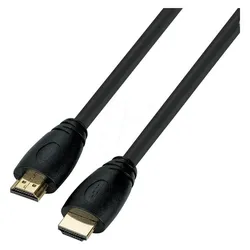 TTL HDMI-Kabel (HQ) 5m, HDMI St./St. Ethernet, schwarz, HDMI Highspeed, Ethernet, UHD/4K fähig, ARC, Ult (5 m), Videokabel, Schwarz