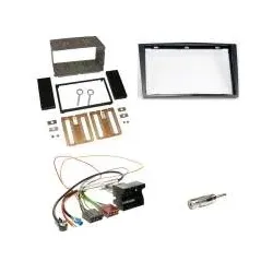 Opel Astra Corsa Zafira ab 2004 Autoradio 2-DIN+Fach Einbaurahmen Radioblende...