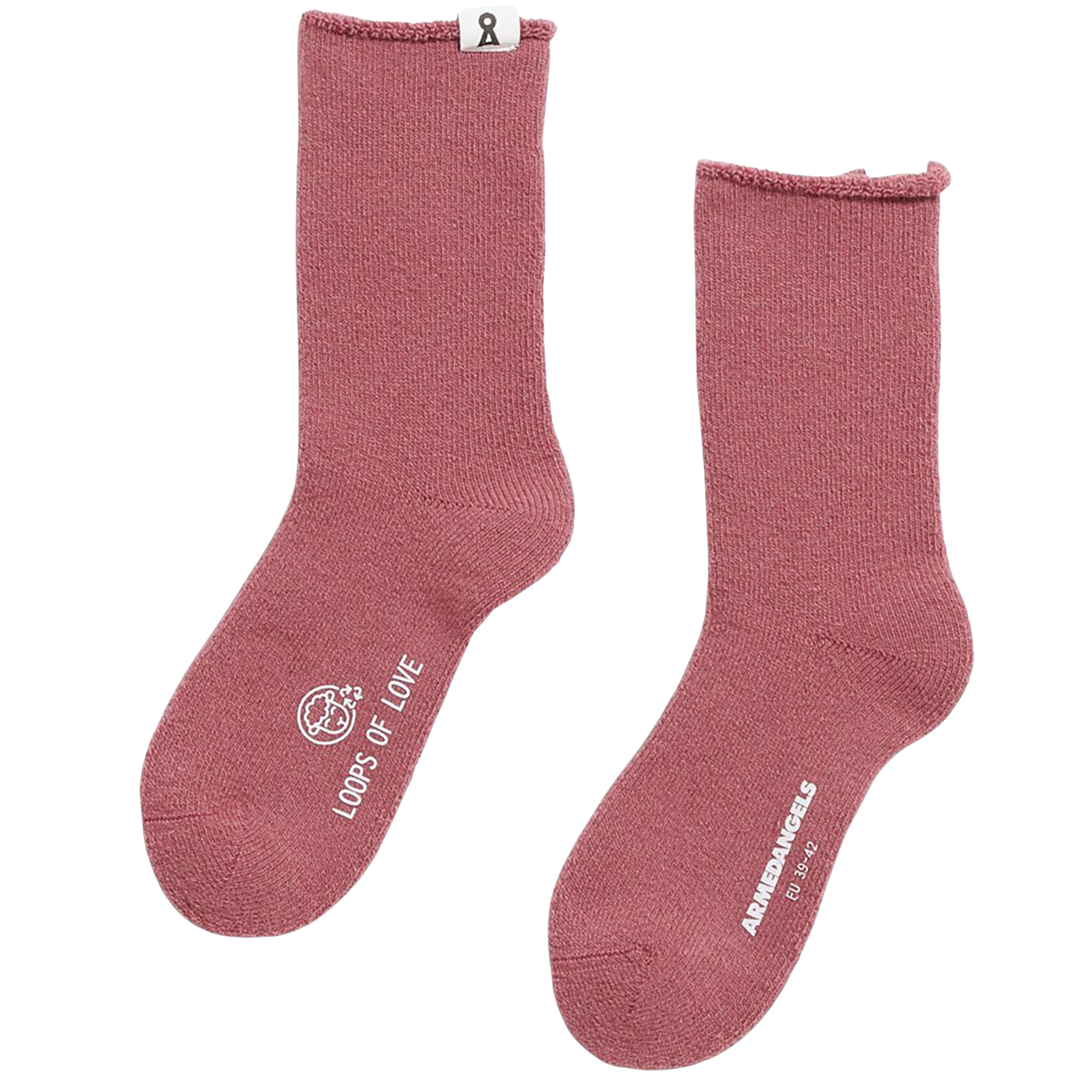Armedangels Rec Wool Freizeitsocken schwarz Größe 35 Lifestyle Atmungsaktiv