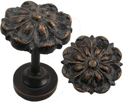 Urbanest Petals Medallion Drapery Holdback, Set of 2