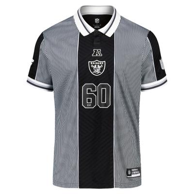 Footballtrikot FANATICS "Fanatics Trikot Las Vegas Raiders NFL FxF Fan Top '26", Herren, Gr. M, schwarz-weiß (mehrfarbig), 100% Polyester, Trikots