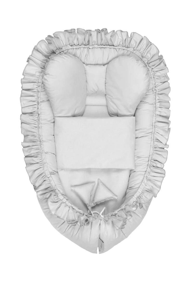 Belisima Cocoon babydeken in lichtgrijs