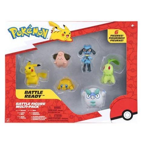 Jazwares Pokemon Confezione Deluxe 6 Personaggi S6 (66358)