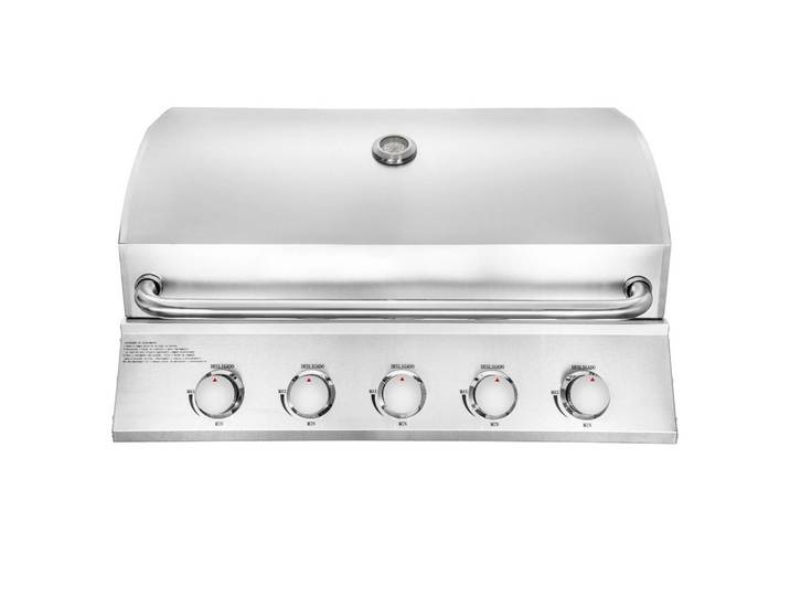 Einbaugrill Cucina Edelstahlfarben