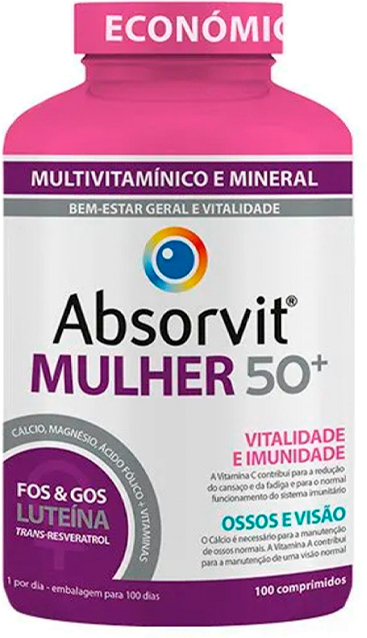 Absorvit 50+ Mulher 100 Comprimidos
