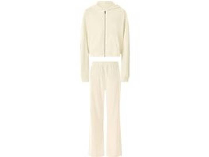 ESMARA KIDS Ensemble velours, 2 pièces (blanc, 8-10 ans)