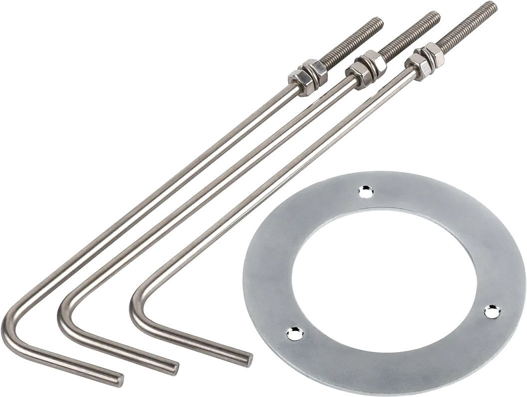 Slv M-Pol Bodenanker, Edelstahl - Stand-, Wand- Und Deckenleuchten (Outdoor)