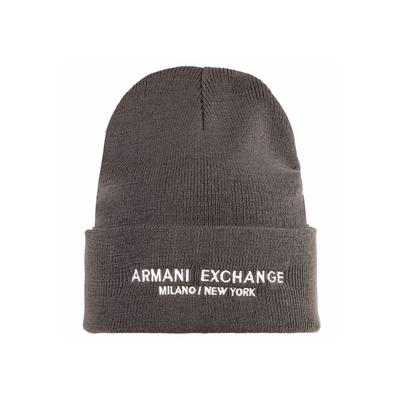 Beanie ARMANI EXCHANGE "Mütze Cappello Beanie", Herren, grau, Mützen Beanie