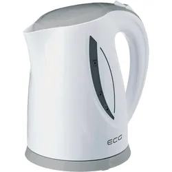 ECG RK 1758 Wasserkocher 1,7L grau-weiß, 2000W, Plastik