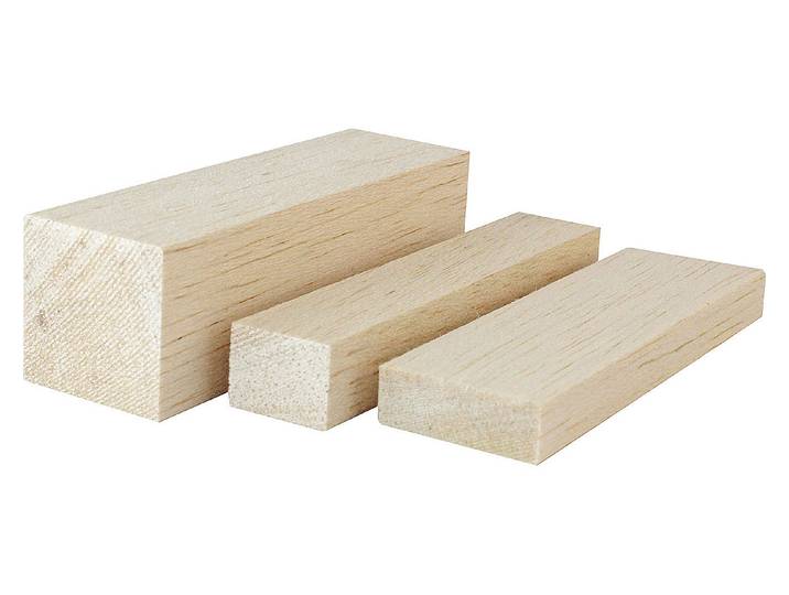 Balsa Leiste 20x20 mm 1 m