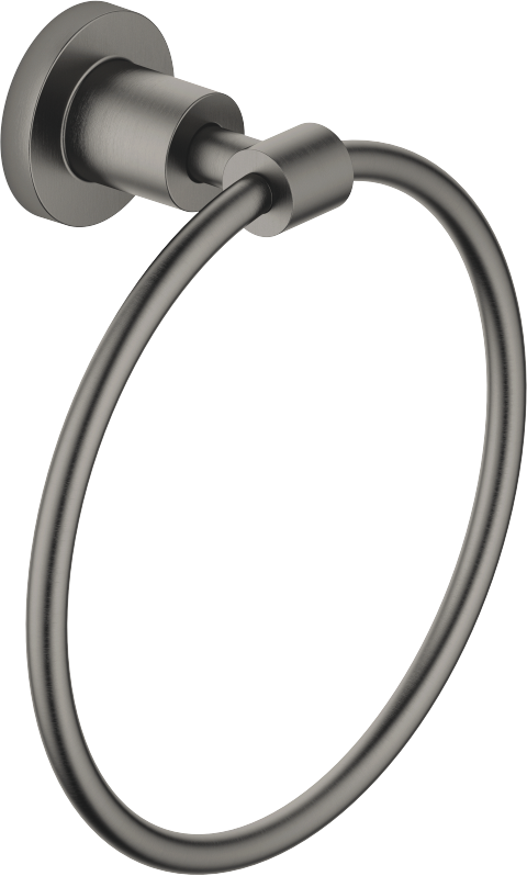 Dornbracht Tara. anneau porte-serviettes 83200892-99 rond, platine foncé mat