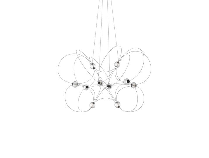 DCW éditions - Suspension Munari - Noir - Acrylique - Designer Lutz Pankow