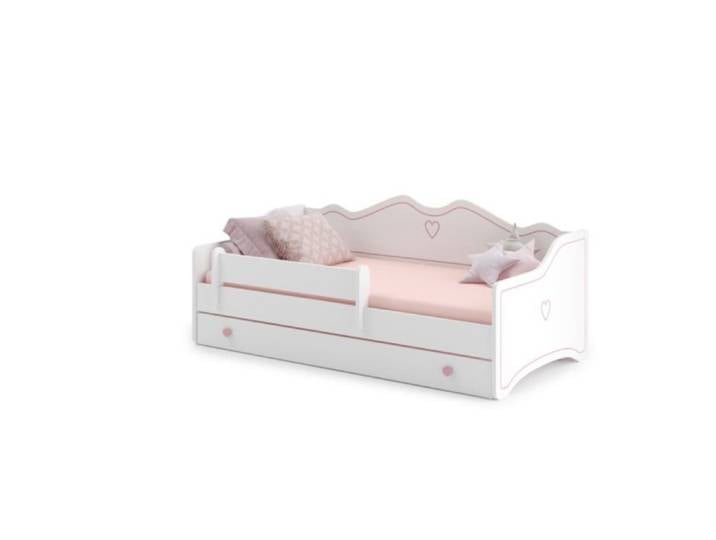 Lit enfant Lola 180x80 rose - 1001JOUETS - Gris - MDF