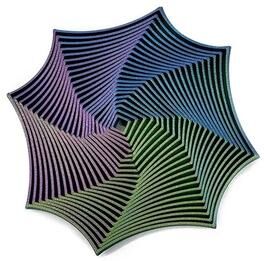 Useful Little Things Octagonal Geometric Illusion Fidget Toy multicolor