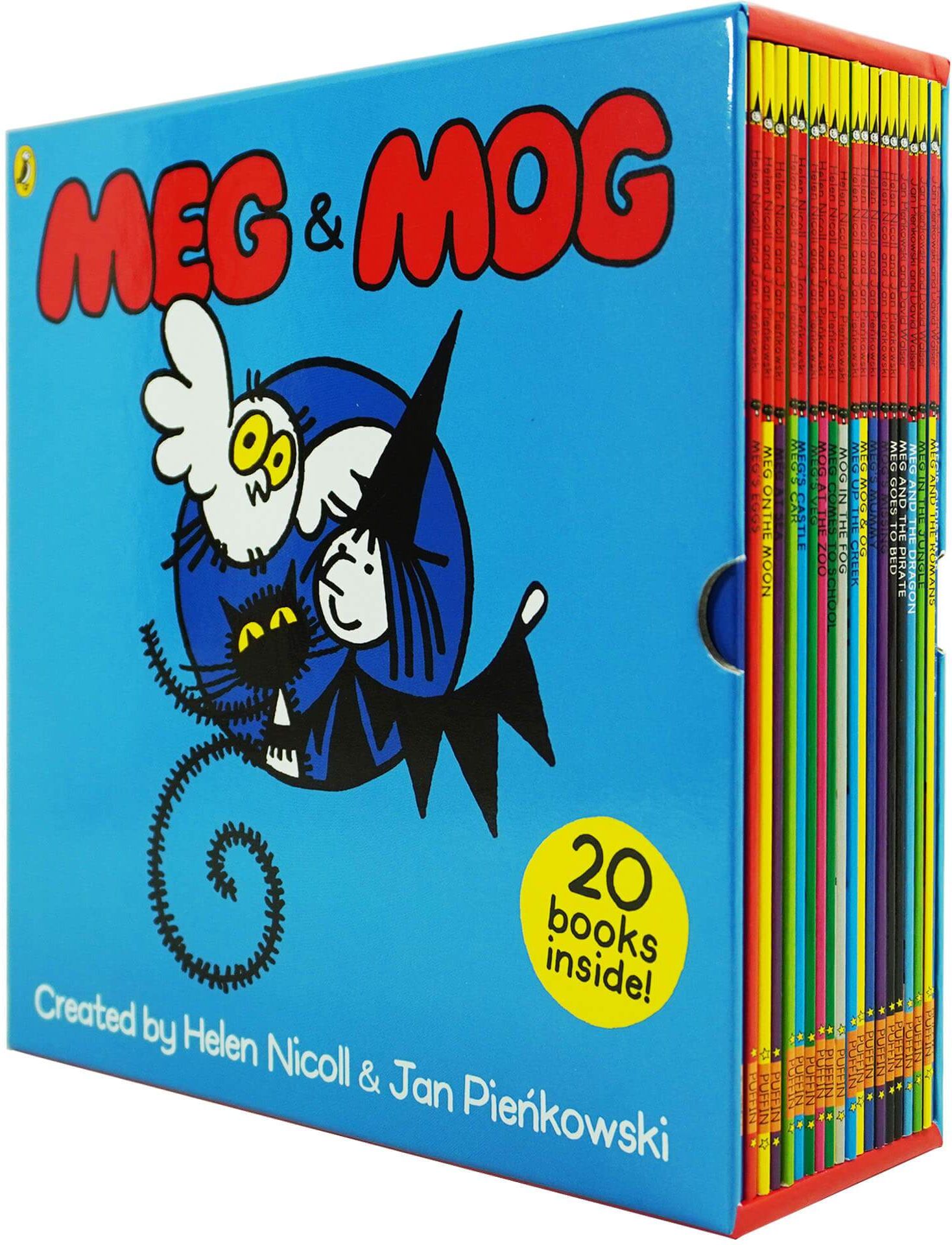 Meg & Mog by Helen Nicoll & Jan Pienkowski The Complete Collection 20 Books Box Set - Ages 2+ - Paperback Penguin Random House