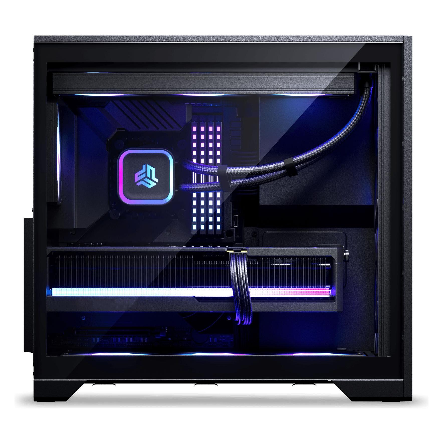 Phanteks Mini-Tower Micro-ATX XT M5 RGB Gehäuse mit Glaspanel (Schwarz) (ATX, mATX) (PH-XT525M_DBK01)
