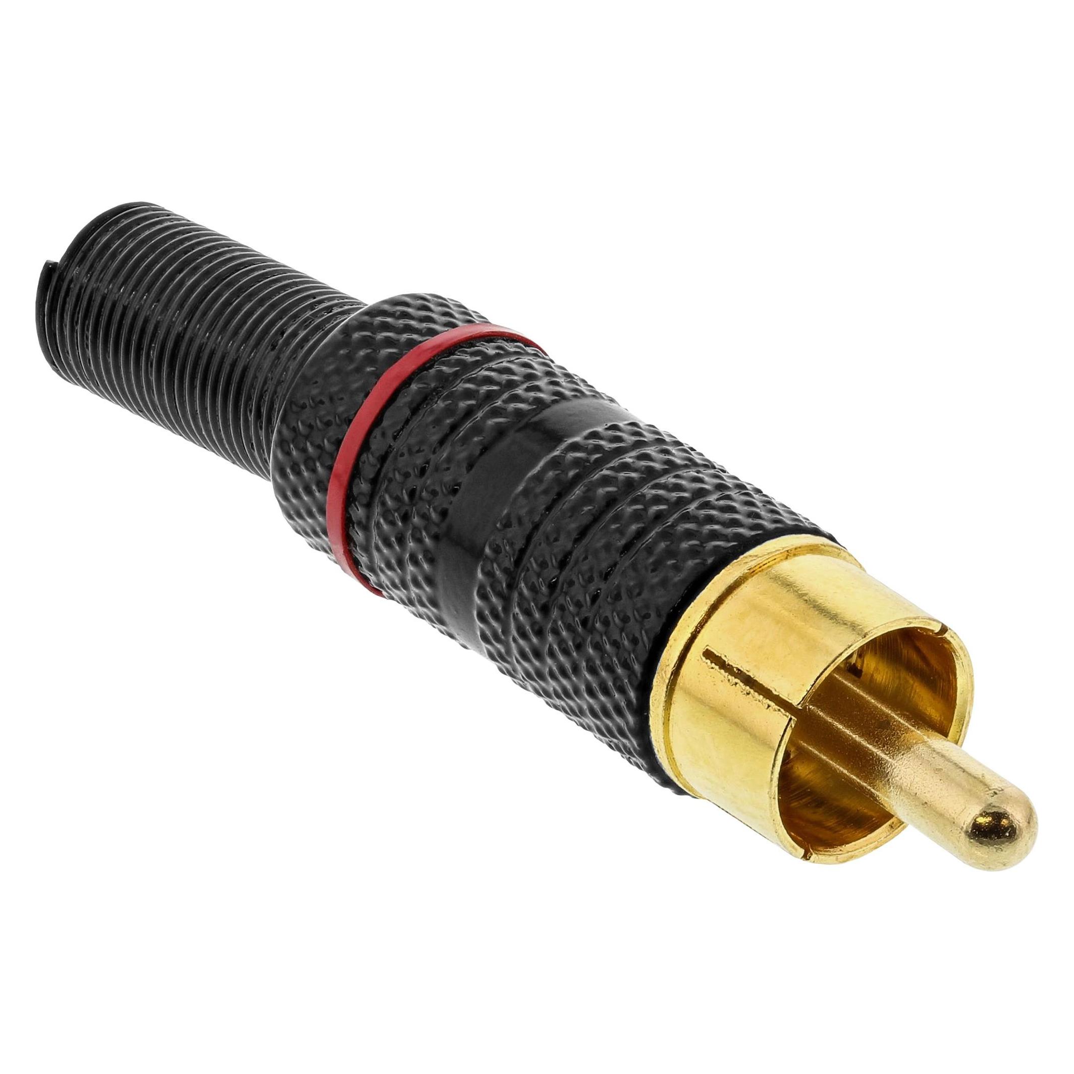 InLine Cinchstecker Lötversion (99110Q)