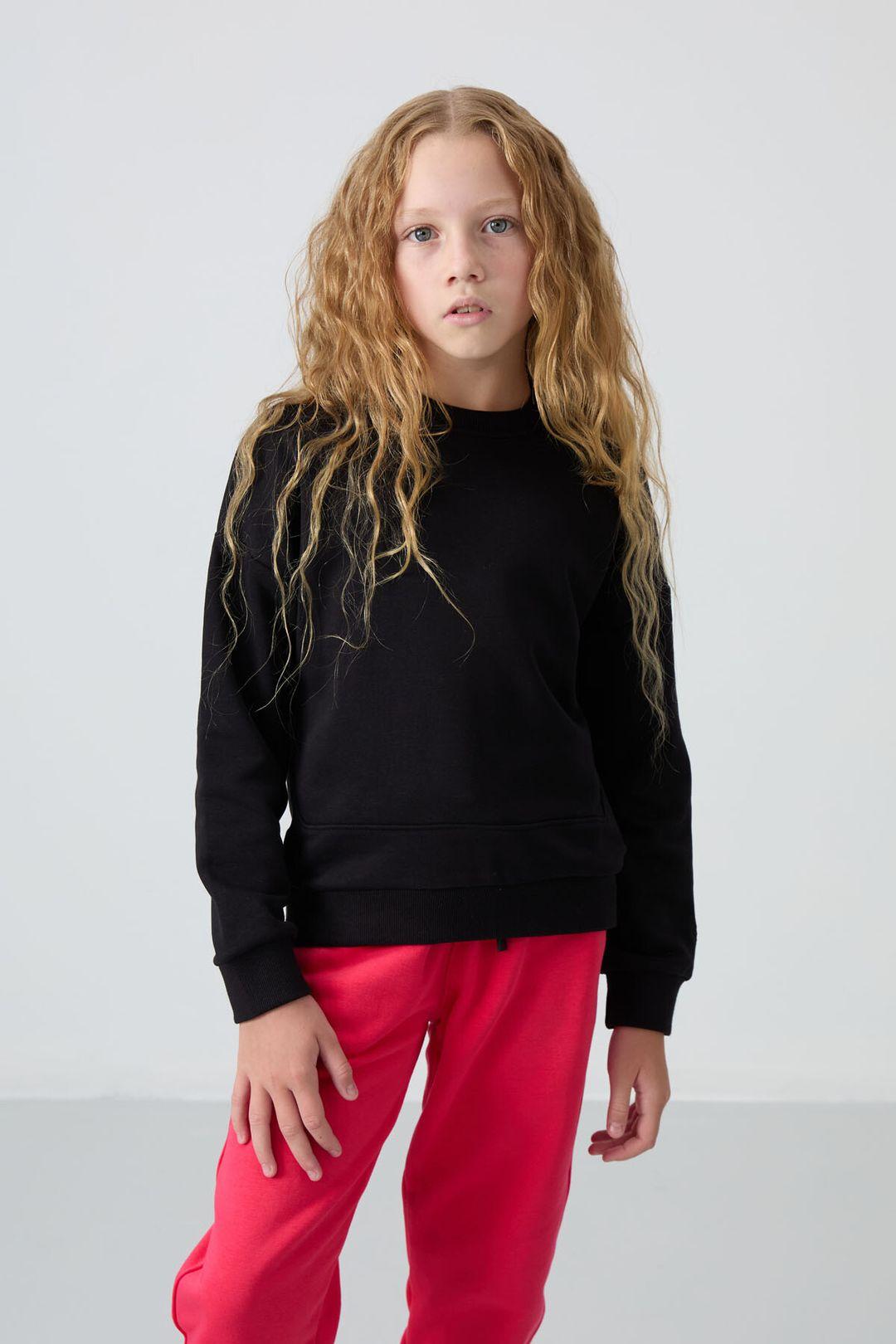 Jugend Unisex Baumwoll-Mischung Sweatshirt
