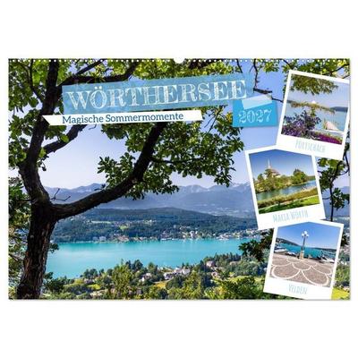 Wörthersee - Magische Sommermomente (Wandkalender 2027 DIN A2 quer), CALVENDO Monatskalender