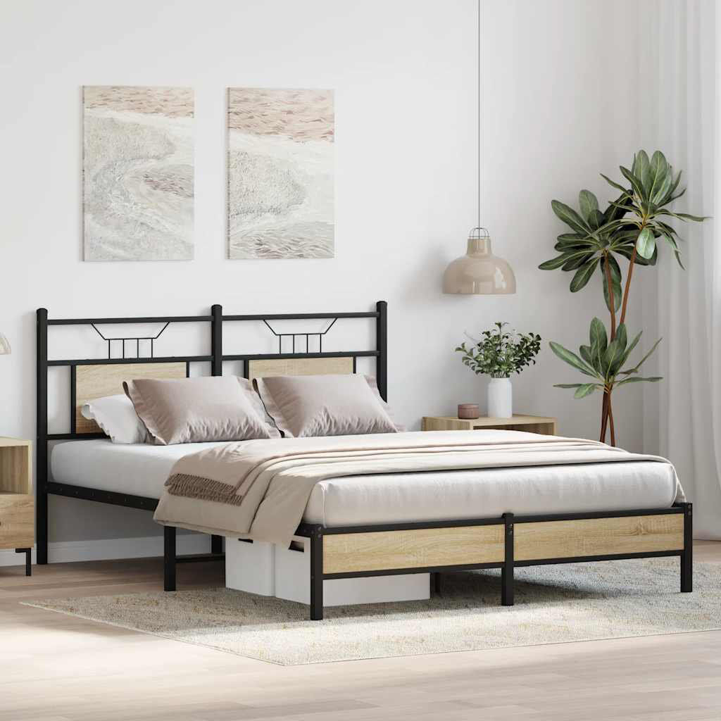 Borough Wharf Bed Sonoma Oak 137 x 190cm