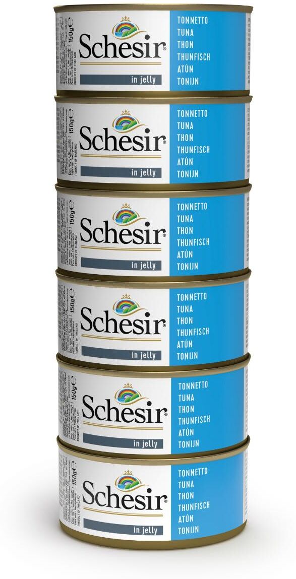 Schesir Dog Lattina Multipack 6x150G TONNETTO