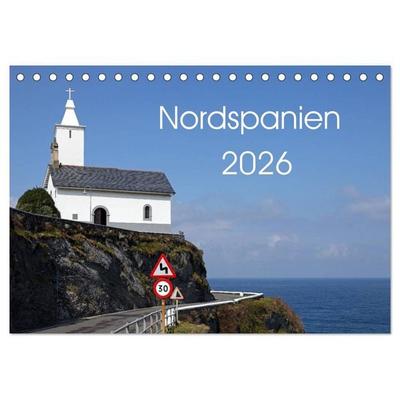 Nordspanien (Tischkalender 2026 DIN A5 quer), CALVENDO Monatskalender